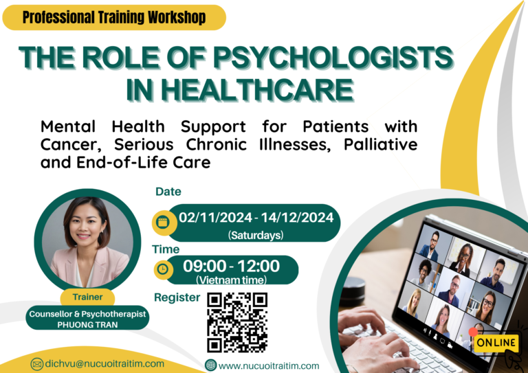 Professional Training Workshop: THE ROLE OF PSYCHOLOGISTS IN HEALTH CARE