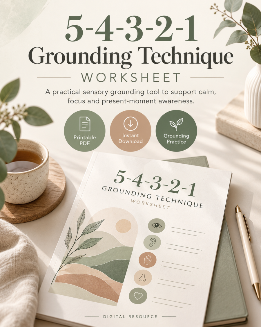 5-4-3-2-1 Grounding Technique