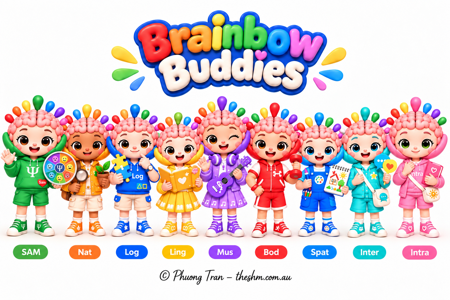 Brainbow Buddies Team Lineup