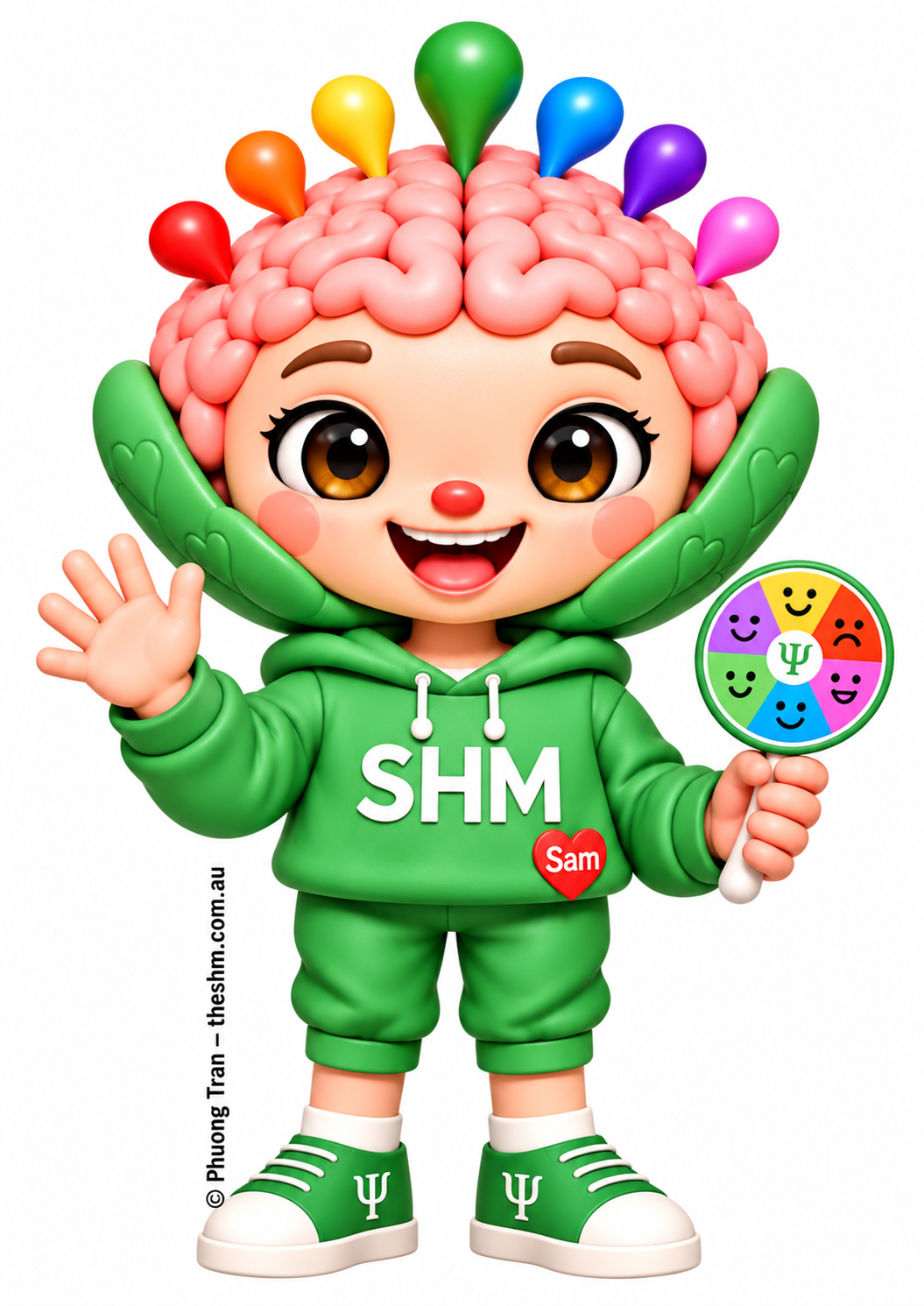 SAM - The Heart & Mind Buddy full-body character artwork